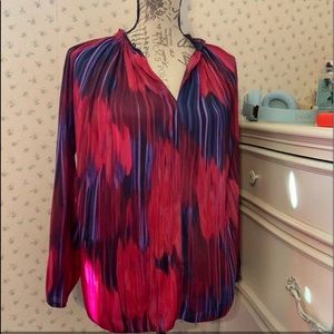 Halston Heritage Fuchsia Tulip Top